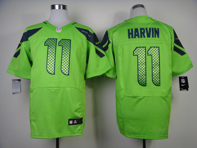 Nike Seahawks 11 Harvin Green Elite Jerseys