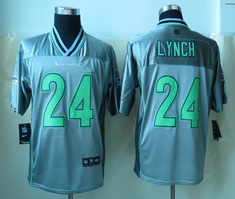 Nike Seahawks 24 Lynch Grey Vapor Elite Jerseys Nike Seahawks 24 Lynch Grey Vapor Elite Jerseys