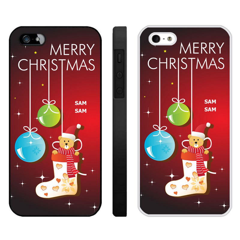 Merry Christmas Iphone 5 Phone Cases (20) - Click Image to Close