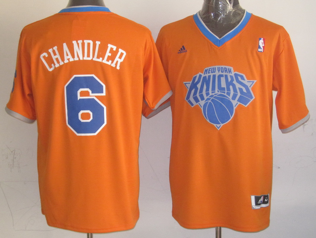 Knicks 6 Chandler Orange Christmas Edition Jerseys