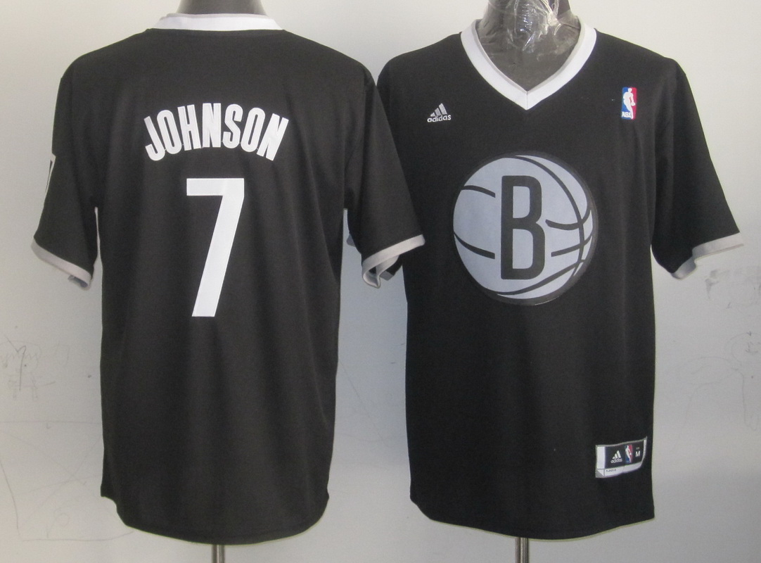 Nets 7 Johnson Black Christmas Edition Jerseys - Click Image to Close