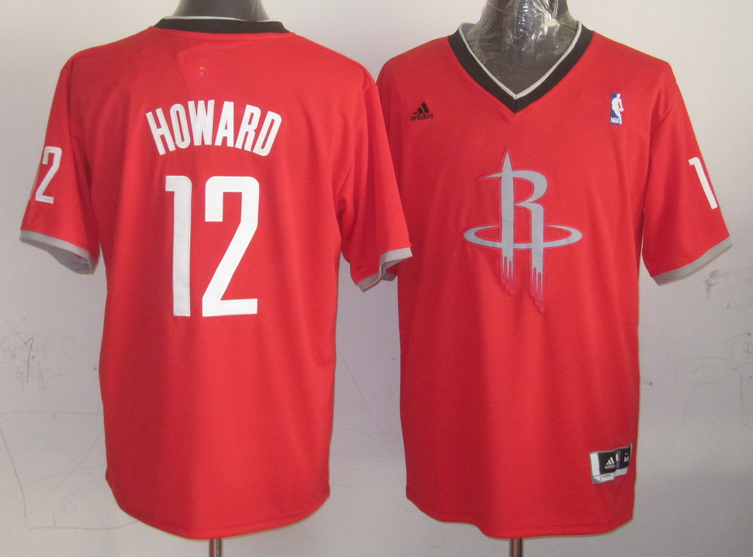 Rockets 12 Howard Red Christmas Edition Jerseys