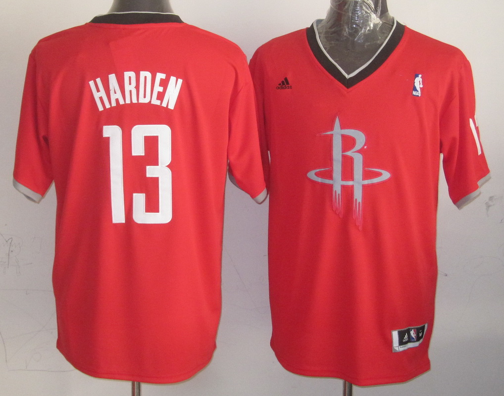 Rockets 13 Harden Red Christmas Edition Jerseys