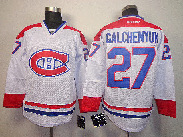 Canadiens 27 Galchenyuk White New Jerseys
