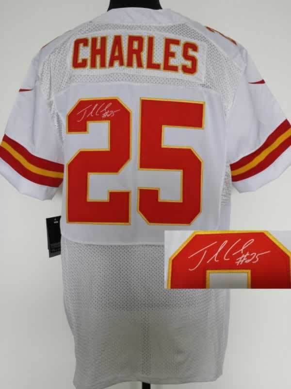 Nike Chiefs 25 Charles White Signature Edition Elite Jerseys