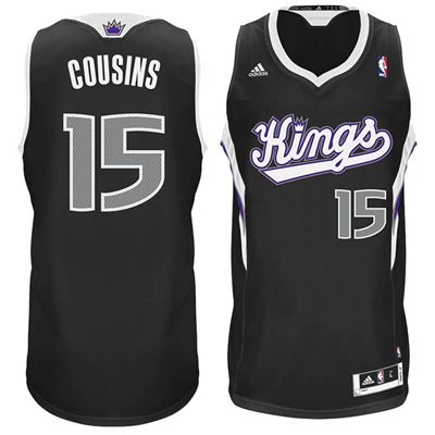 Kings 15 Cousins Black Jersey