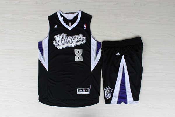 Kings 8 Gay Black Jersey(With Shorts)