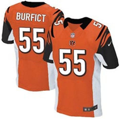 Nike Bengals 55 Burfict Orange Elite Jersey