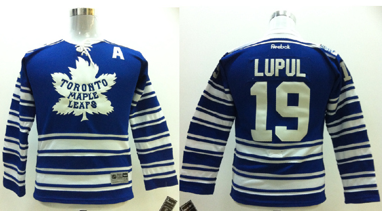 Maple Leafs 19 Lupul Blue Youth New Jersey - Click Image to Close