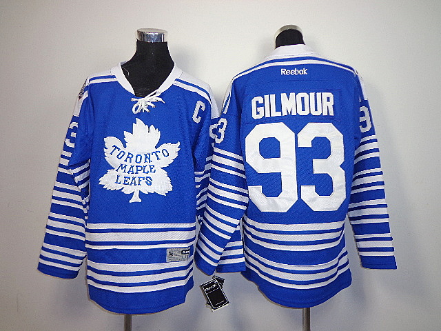 Maple Leafs 93 Gilmour Blue Youth New Jersey