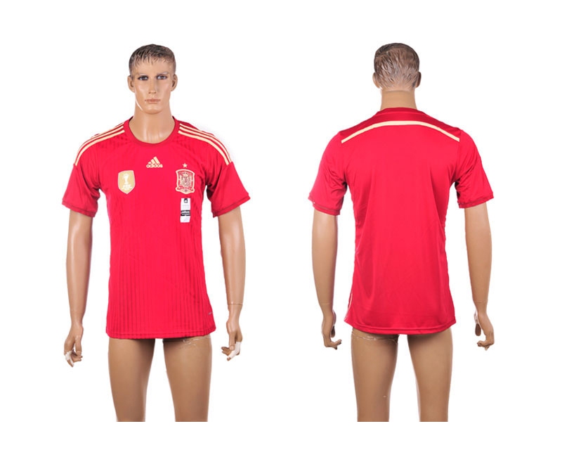 2014 World Cup Spain Home Thailand Jerseys