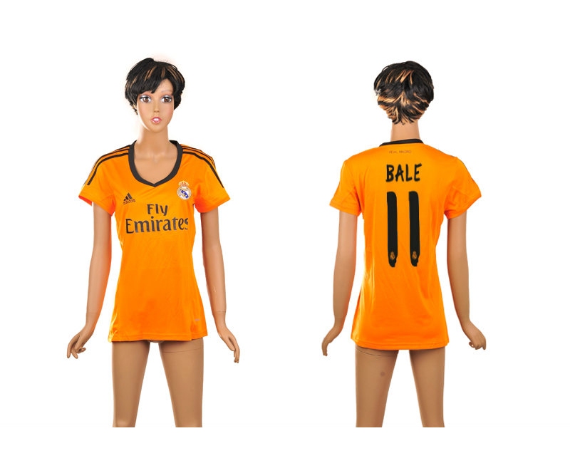 2013-14 Real Madrid 11 Bale Third Away Women Thailand Jerseys