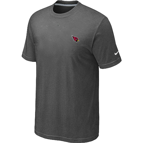 Nike Arizona Cardinals Chest Embroidered Logo T-Shirt D.Grey
