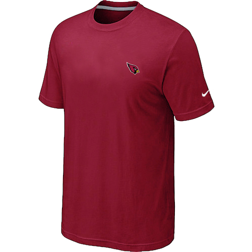 Nike Arizona Cardinals Chest Embroidered Logo T-Shirt Red