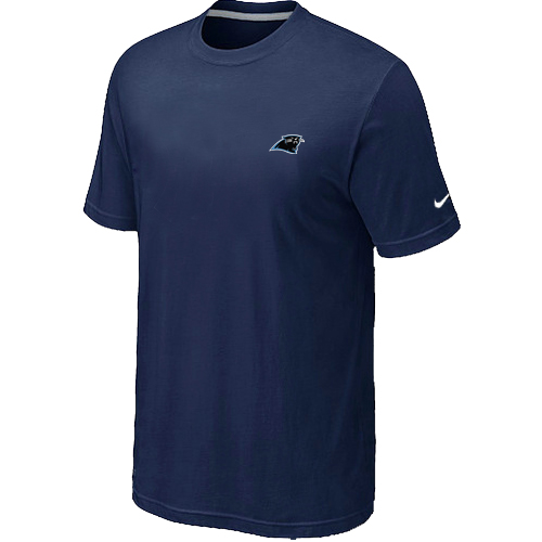 Nike Carolina Panthers Chest Embroidered Logo T-Shirt D.Blue