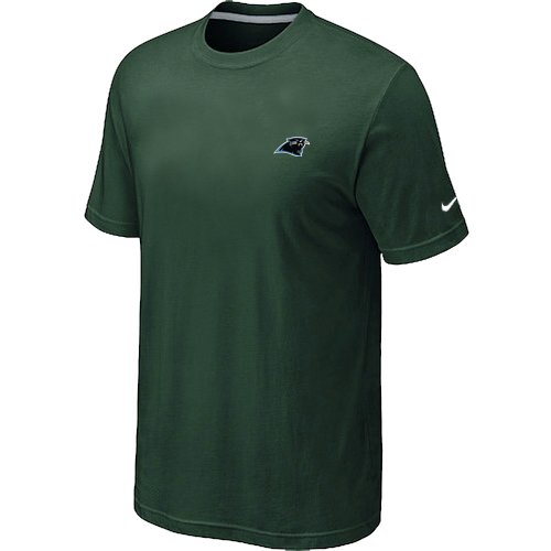 Nike Carolina Panthers Chest Embroidered Logo T-Shirt D.Green