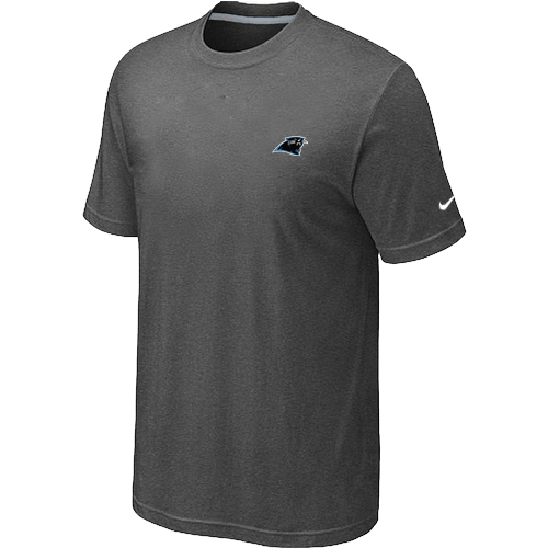 Nike Carolina Panthers Chest Embroidered Logo T-Shirt D.Grey