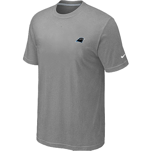 Nike Carolina Panthers Chest Embroidered Logo T-Shirt Grey