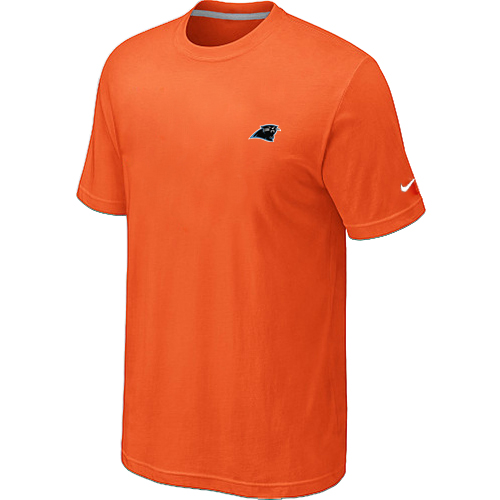 Nike Carolina Panthers Chest Embroidered Logo T-Shirt Orange