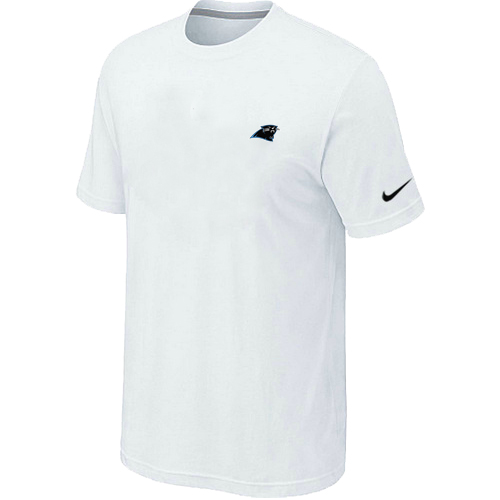 Nike Carolina Panthers Chest Embroidered Logo T-Shirt White