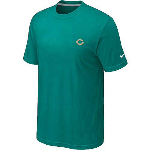 Nike Chicago Bears Chest Embroidered Logo T-Shirt Green