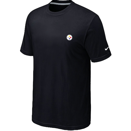 Nike Pittsburgh Steelers Chest Embroidered Logo T-Shirt Black