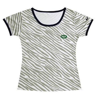 Nike Jets Chest Embroidered Logo Zebra Women T Shirt Nike Jets Chest Embroidered Logo Zebra Women T Shirt