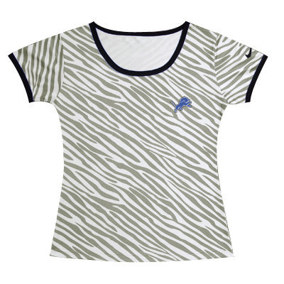 Nike Lions Chest Embroidered Logo Zebra Women T Shirt