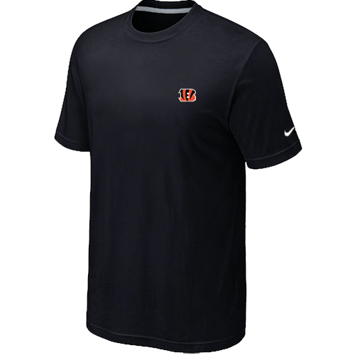 Nike Cincinnati Bengals Chest Embroidered Logo T Shirt Black