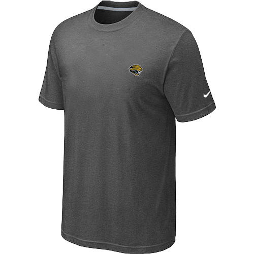Nike Jacksonville Jaguars Chest Embroidered Logo T Shirt D.Grey