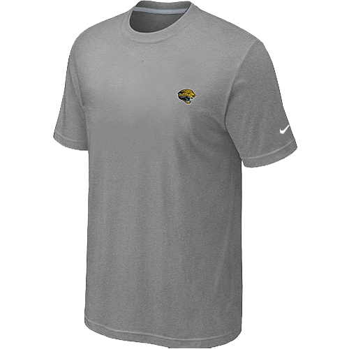 Nike Jacksonville Jaguars Chest Embroidered Logo T Shirt Grey