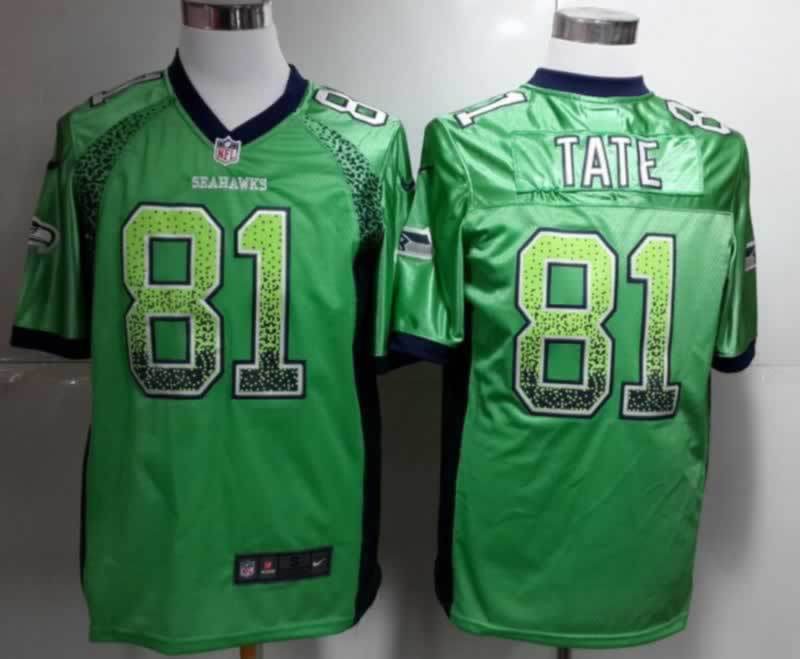 Nike Seahawks 81 Tate Green Drift Fashion Elite Jerseys