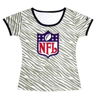 Nike NFL Logo Sideline Legend Zebra Women T Shirt - Click Image to Close