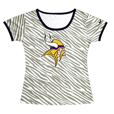 Nike Vikings Sideline Legend Zebra Women T Shirt