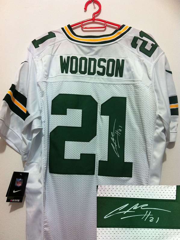 Nike Packers 21 Woodson White Signature Edition Elite Jerseys