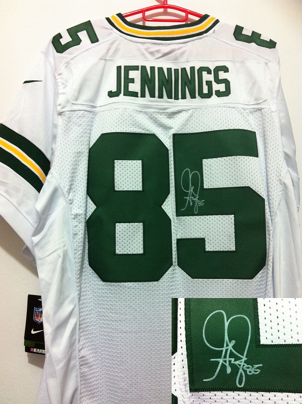 Nike Packers 85 Jennings White Signature Edition Elite Jerseys