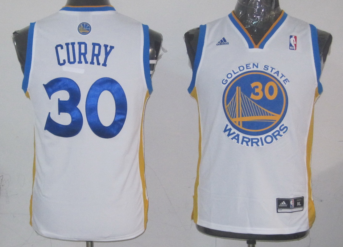 Warriors 30 Curry White Women Jersey - Click Image to Close