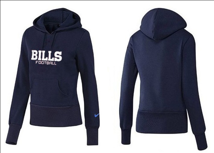 Nike Bills Team Logo D.Blue Women Pullover Hoodies 03