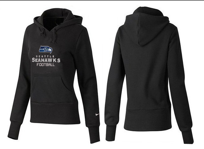 Nike Seahawks Team Logo Black Women Pullover Hoodies 03.png