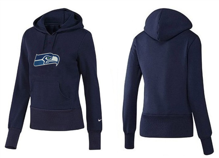 Nike Seahawks Team Logo D.Blue Women Pullover Hoodies 01.png