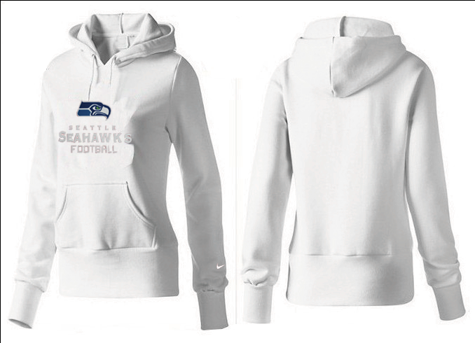 Nike Seahawks Team Logo White Women Pullover Hoodies 02.png