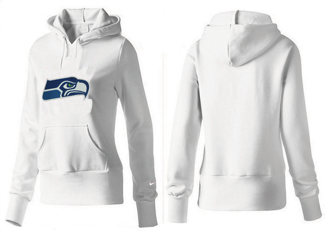 Nike Seahawks Team Logo White Women Pullover Hoodies 04.png