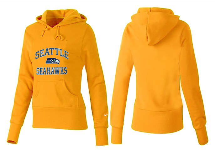 Nike Seahawks Team Logo Yellow Women Pullover Hoodies 02.png