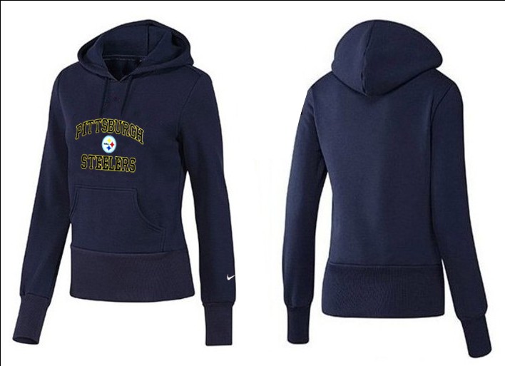 Nike Steelers Team Logo D.Blue Women Pullover Hoodies 04 Nike Steelers Team Logo D.Blue Women Pullover Hoodies 04