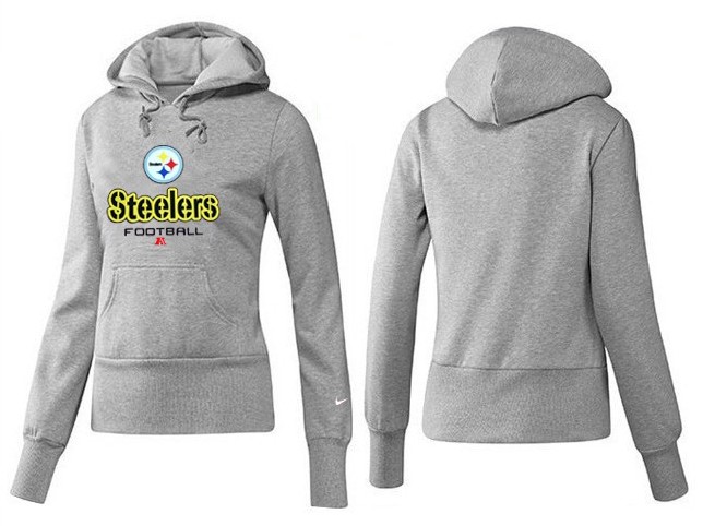 Nike Steelers Team Logo Grey Women Pullover Hoodies 03 Nike Steelers Team Logo Grey Women Pullover Hoodies 03