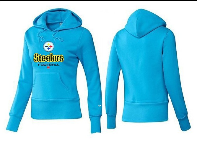 Nike Steelers Team Logo L.Blue Women Pullover Hoodies 03 Nike Steelers Team Logo L.Blue Women Pullover Hoodies 03