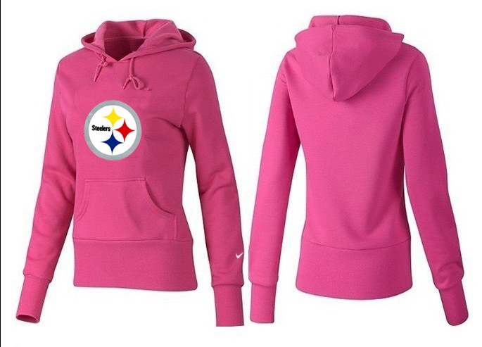 Nike Steelers Team Logo Pink Women Pullover Hoodies 01 Nike Steelers Team Logo Pink Women Pullover Hoodies 01