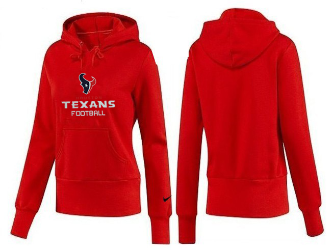 Nike Texans Team Logo Red Women Pullover Hoodies 03.png - Click Image to Close