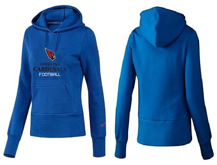 Nike Cardinals Team Logo Blue Women Pullover Hoodies 03