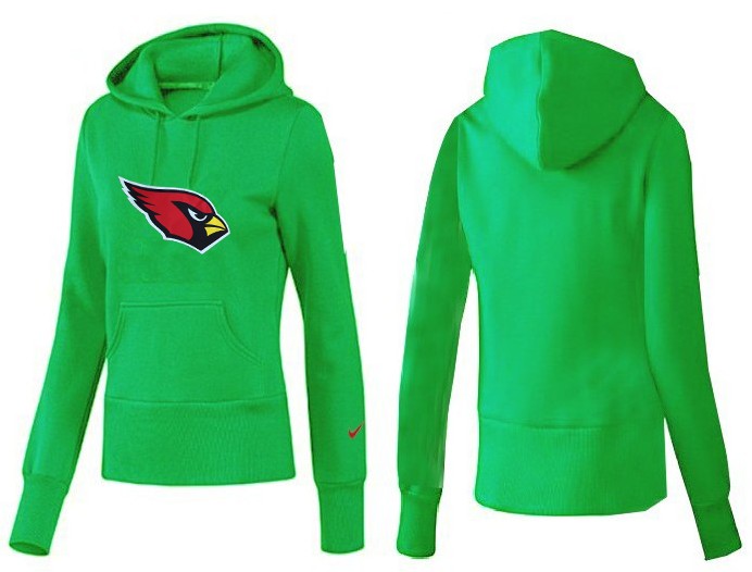 Nike Cardinals Team Logo Green Women Pullover Hoodies 01